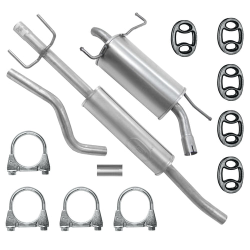 Auspuffanlage Schalldämpferset für Opel Corsa 3 III C Fließheck 1.2, 1.4 (2000-07/2006)_1