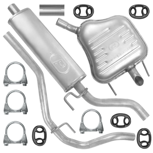 Auspuffanlage Schalldämpferset für Opel Vectra 3 III C Limousine 1.6, 1.8 (2002-11/2005)_1