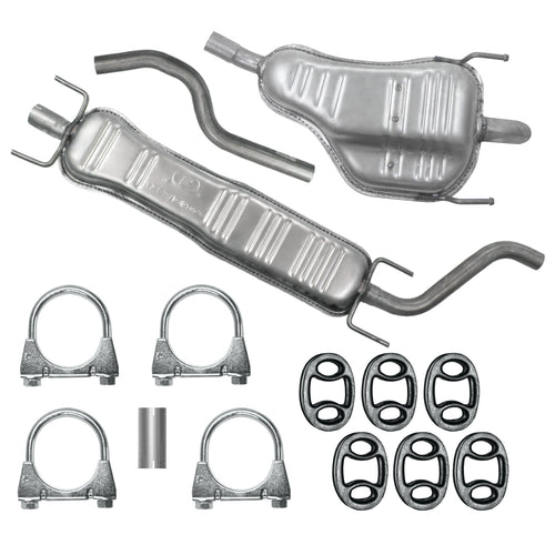 Auspuffanlage Schalldämpferset für Opel Zafira 2 II B Van 1.6, 1.8, 2.2 (2005-2010)_1