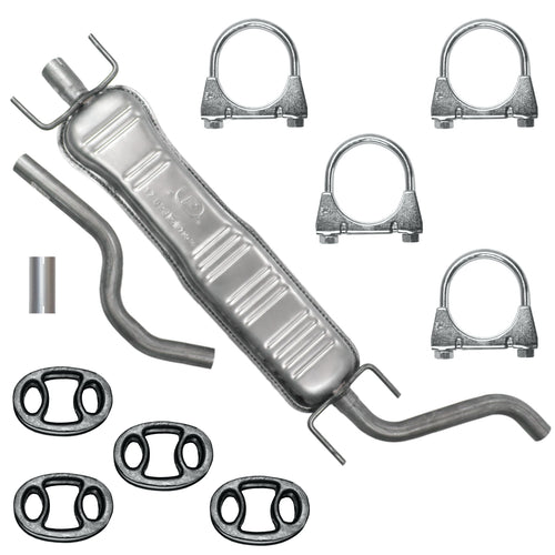 Mitteltopf Auspuff für Opel Zafira 1 I A Van 1.6, 1.8 (2003-06/2005)_1