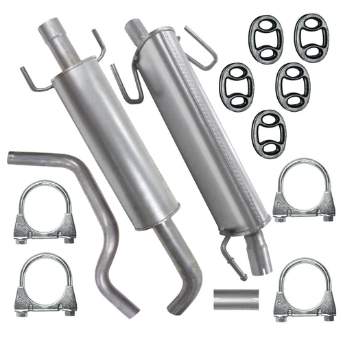 Auspuffanlage Schalldämpferset für Opel Meriva 1 I A Van 1.6 (2003-07/2010)_1