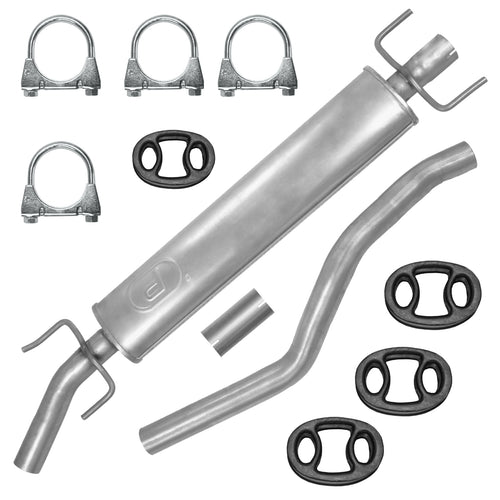 Mitteltopf Auspuff für Opel Astra 3 III H Kombi Caravan 1.9 CDTI (2004-12/2009) für Katalysator-Version_1