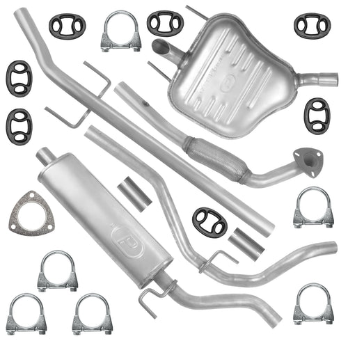 Auspuffanlage Schalldämpferset für Opel Vectra 3 III C Limousine 1.6, 1.8 (2002-11/2005)_1