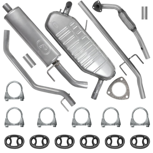 Auspuffanlage Schalldämpferset für Opel Vectra 3 III C Kombi Caravan 1.8 (2002-08/2005)_1