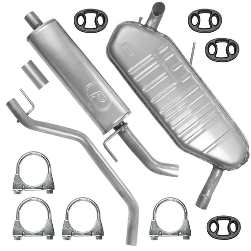 Auspuffanlage Schalldämpferset für Opel Vectra 3 III C Kombi Caravan 1.8 (2002-08/2005)_1