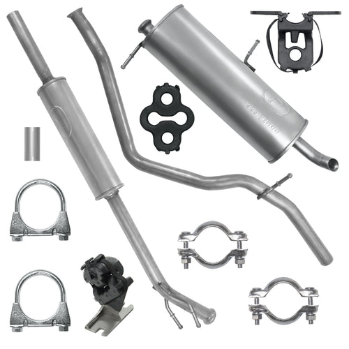 Auspuffanlage Schalldämpferset für Peugeot 307 1 I Kombi 1.4 (2003-2008)_1