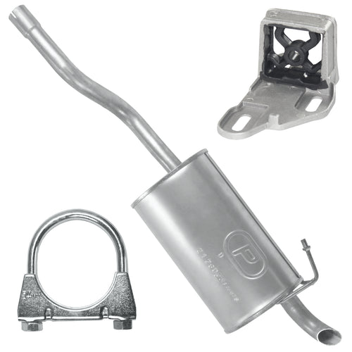 Endtopf Auspuff für Renault Clio 2 II Fließheck 1.2, 1.4 (2000-2005)_1