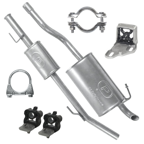Auspuffanlage Schalldämpferset für Renault Clio 2 II Fließheck 1.4 (2000-12/2005)_1