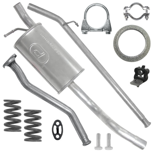 Auspuffanlage Schalldämpferset für Renault Twingo 2 II Fließheck 1.2, 1.5 dCi (2007-12/2011)_1