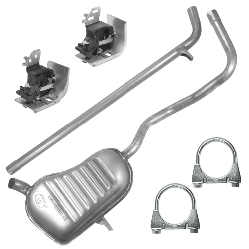 Auspuffanlage Schalldämpferset für Renault Scenic 2 II JM Van 1.9 dCi (2002-2009)_1