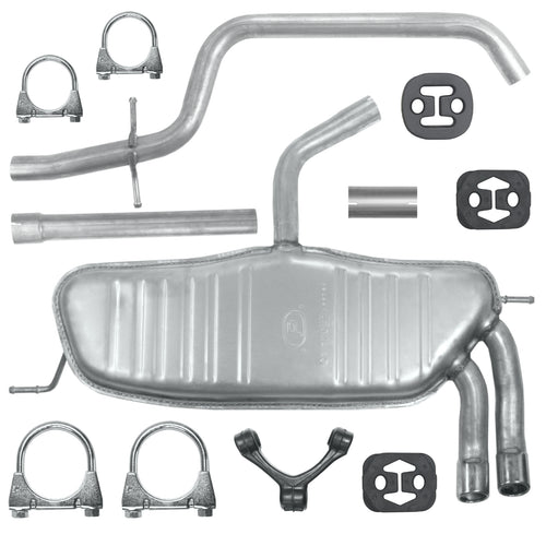 Auspuffanlage Schalldämpferset für Audi A3 8P Fließheck 1.9 TDI (2004-06/2008) 5-Türer Sportback_1