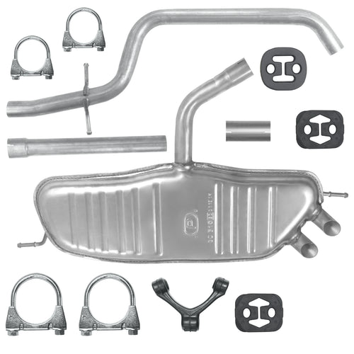 Auspuffanlage Schalldämpferset für Volkswagen Golf 5 V Fließheck 1.9 TDI (2003-11/2008) 5-Türer Sportback_1