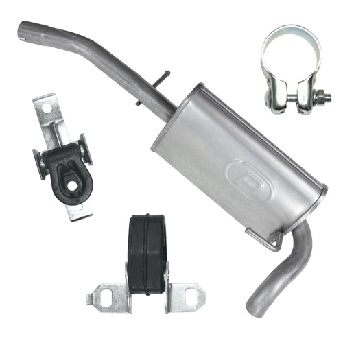 Endtopf Auspuff für Volkswagen Lupo 1 I Fließheck 1.0, 1.4 (1998-08/2005)_1