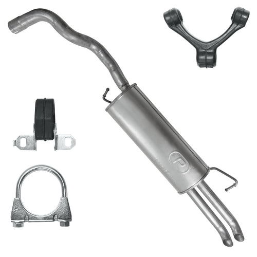 Endtopf Auspuff für Volkswagen Bora 1 I Limousine 1.9 TDI (1998-2005)_1