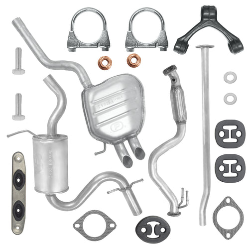 Auspuffanlage Schalldämpferset für Volkswagen Jetta 3 III Limousine 1.4 TSI (2005-10/2010)_1