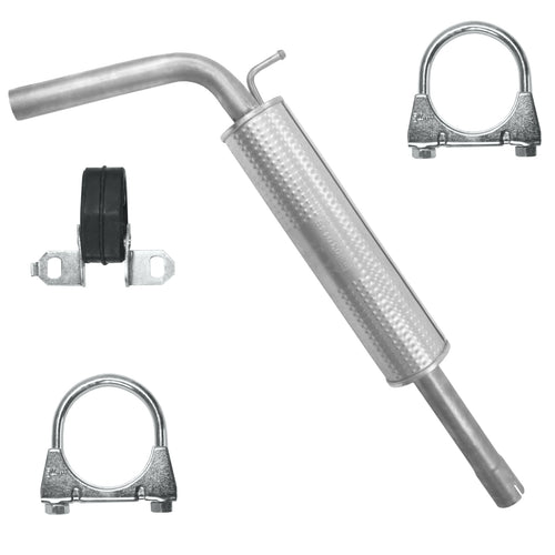 Mitteltopf Auspuff für Volkswagen Polo 4 IV 9N Fließheck 1.4 (2001-11/2009)_1