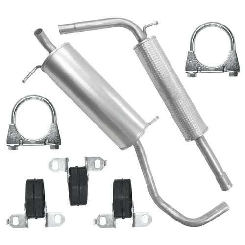 Auspuffanlage Schalldämpferset für Volkswagen Polo 4 IV 9N Fließheck 1.2 (2001-03/2006)_1