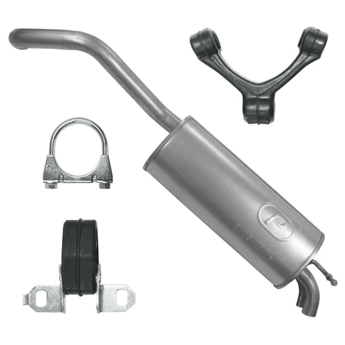 Endtopf Auspuff für Volkswagen Polo 4 IV 9N Fließheck 1.9 TDI (2003-11/2009)_1