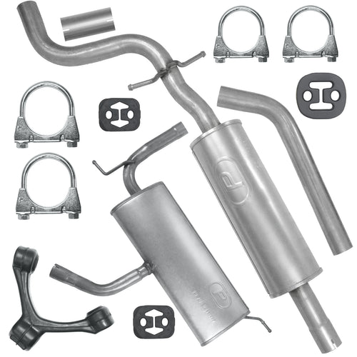 Auspuffanlage Schalldämpferset für Seat Leon 2 II Fließheck 1.2 TSI, 1.6 (2010-12/2012)_1