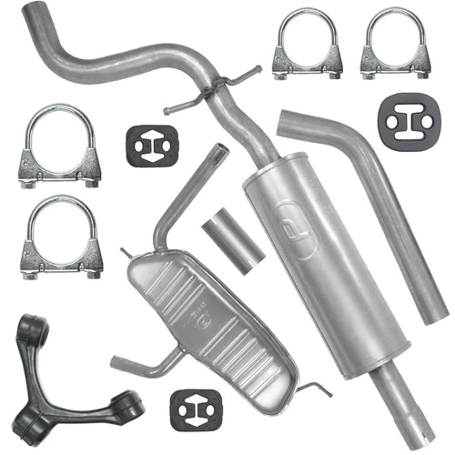Auspuffanlage Schalldämpferset für Seat Toledo 3 III Fließheck 1.6 (2004-05/2009)_1