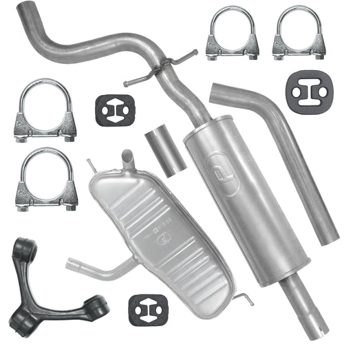 Auspuffanlage Schalldämpferset für Volkswagen Golf Plus 5 V Van 1.6 (2005-08/2014)_1