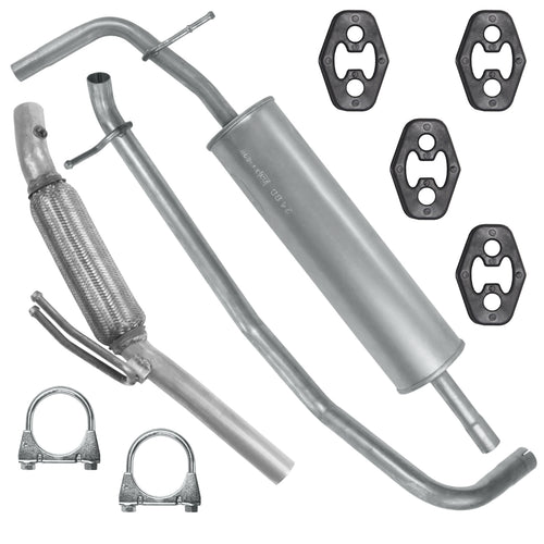 Auspuffanlage Schalldämpferset für Volkswagen UP! 1 I Fließheck 1.0 (2011-08/2020)_1