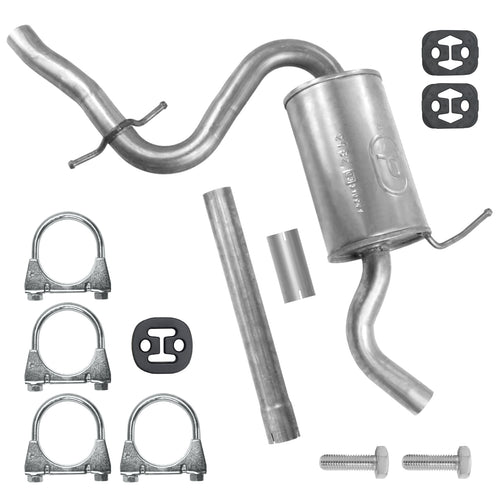 Mitteltopf Auspuff für Volkswagen Jetta 3 III Limousine 2.0 TDI (2005-10/2010)_1