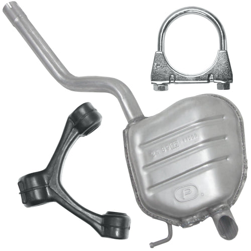 Endtopf Auspuff für Volkswagen Jetta 3 III Limousine 1.6, 1.6 FSI (2005-10/2010)_1