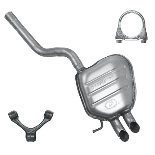 Endtopf Auspuff für Volkswagen Jetta 3 III Limousine 1.4 TSI, 2.0 FSI (2005-10/2010)_1