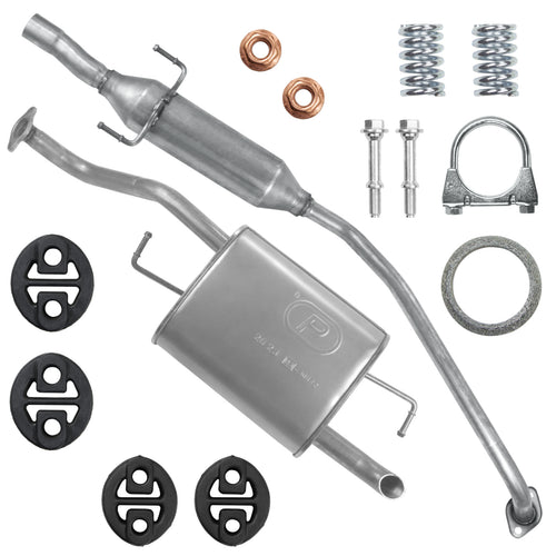 Auspuffanlage Schalldämpferset für Toyota Corolla 9 IX E12 Limousine-Kombi 1.4, 1.6 (2001-05/2004)_1