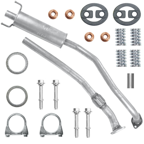 Mitteltopf Auspuff für Toyota Corolla 9 IX E12 Fließheck-Limousine-Kombi 1.4 D-4D (2004-08/2007)_1
