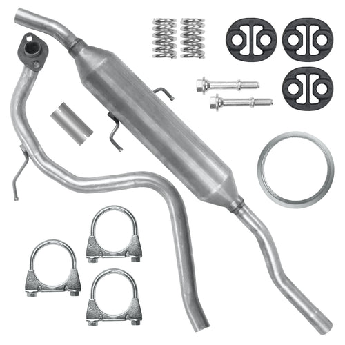 Mitteltopf Auspuff für Toyota Yaris 2 II XP9 Fließheck 1.3 (2005-11/2011)_1