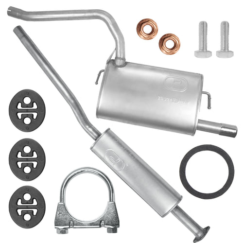 Auspuffanlage Schalldämpferset für Toyota Avensis 1 I T22 Kombi 1.6, 1.8, 2.0 (1997-2000)_1