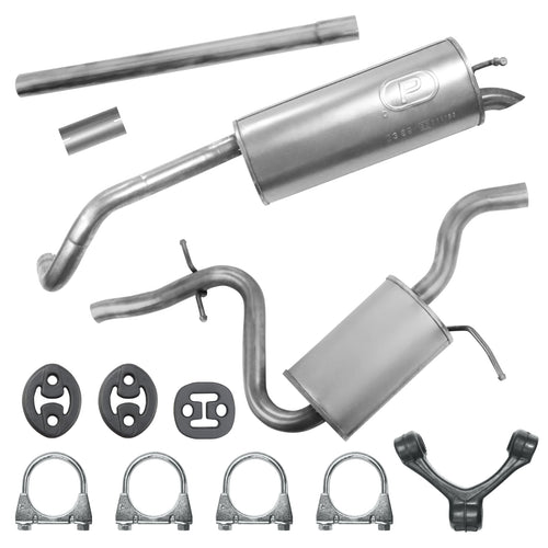 Auspuffanlage Schalldämpferset für Volkswagen Jetta 3 III Limousine 1.6 (2005-10/2010)_1