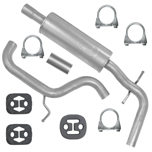Mitteltopf Auspuff für Volkswagen Jetta 3 III Limousine 1.9 TDI (2005-2010)_1