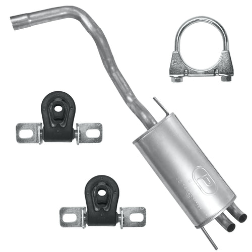 Endtopf Auspuff für Volkswagen Polo 3 III 6N Fließheck 1.4 TDI, 1.7 SDI, 1.9 SDI (1994-10/2001)_1