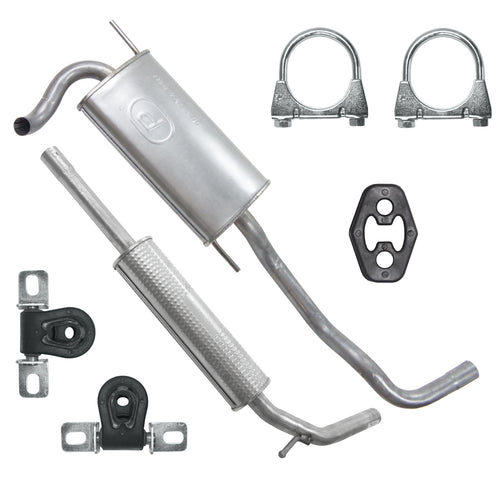 Auspuffanlage Schalldämpferset für Volkswagen Lupo 1 I Fließheck 1.0 (1999-10/2001)_1