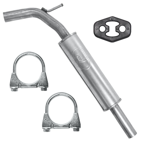 Mitteltopf Auspuff für Volkswagen Polo 3 III 6N Fließheck 1.4 TDI, 1.7 SDI, 1.9 SDI (1994-10/2001)_1