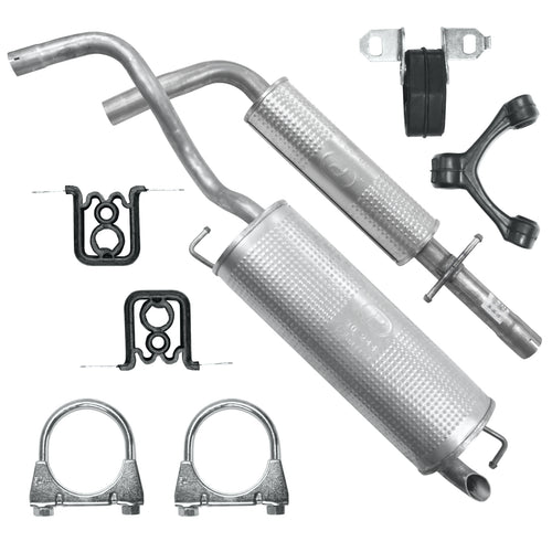 Auspuffanlage Schalldämpferset für Seat Leon 1 I Fließheck 1.4 (1999-05/2005)_1