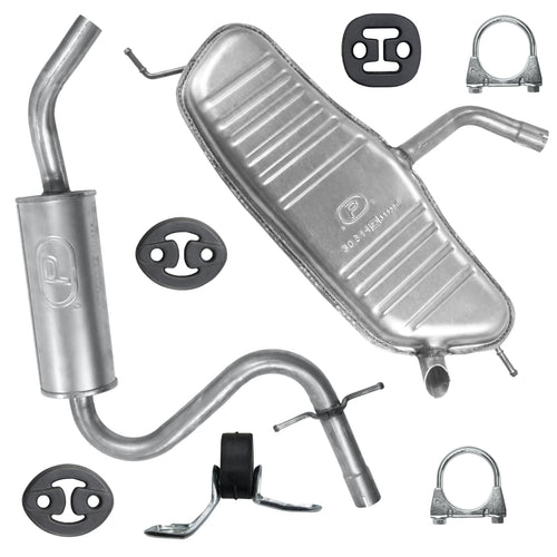 Auspuffanlage Schalldämpferset für Volkswagen Golf Plus 5 V Van 1.4 FSI (2003-07/2006)_1