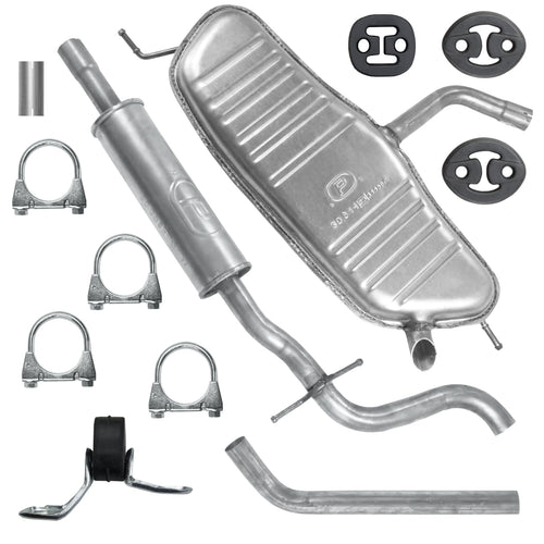 Auspuffanlage Schalldämpferset für Volkswagen Golf Plus 5 V Van 1.4 (2006-12/2008)_1