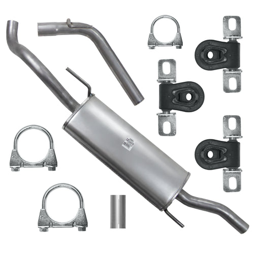 Endtopf Auspuff für Volkswagen Golf 3 III Cabrio, Fließheck 1.4, 1.6, 1.8, 1.9 D (1991-09/1997)_1