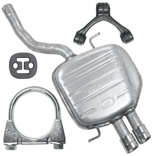 Endtopf Auspuff für Volkswagen Passat CC Limousine 2.0 TDI (2008-08/2010)_1