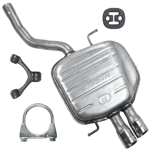 Endtopf Auspuff für Volkswagen Passat CC Limousine 1.8 TSI, 2.0 TDI (2008-01/2012)_1