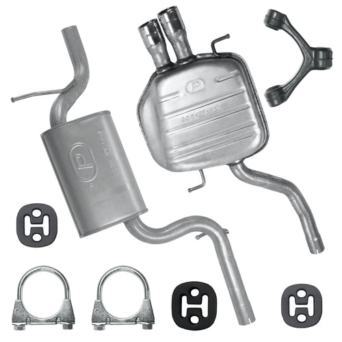 Auspuffanlage Schalldämpferset für Volkswagen CC B7 Limousine 1.8 TSI (2010-2015)_1