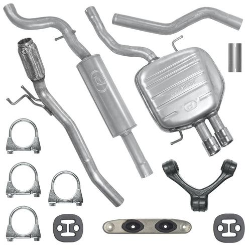 Auspuffanlage Schalldämpferset für Volkswagen Passat CC Limousine 2.0 TDI (2008-08/2010)_1