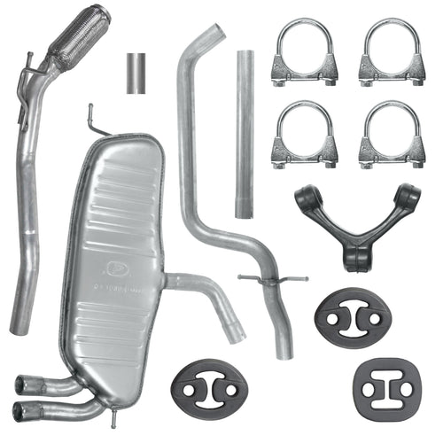 Auspuffanlage Schalldämpferset für Audi A3 8P Fließheck 2.0 TDI (2005-06/2008)_1