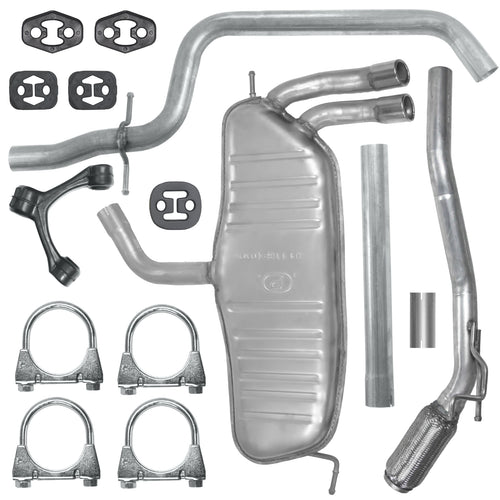 Auspuffanlage Schalldämpferset für Audi A3 8P Fließheck 2.0 TDI (2005-06/2008)_1