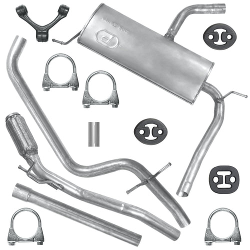 Auspuffanlage Schalldämpferset für Seat Altea XL 1 I Van 1.9 TDI (2006-09/2013) 5-Türer Sportback_1