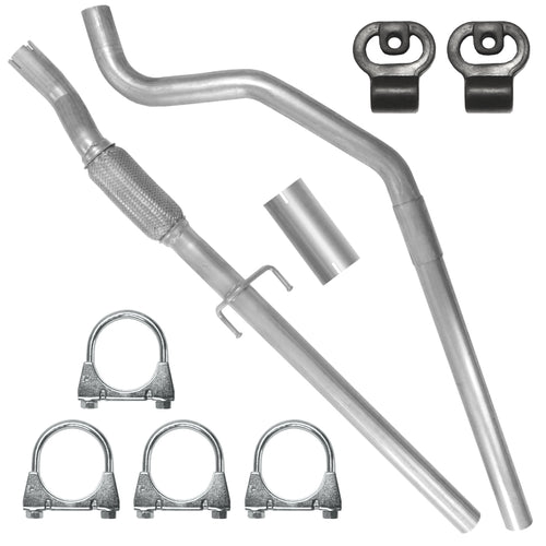 Abgasrohr Auspuff für Fiat Grande Punto 1 I (09.2005-12.2015) 1.3 MJTD Fließheck_1